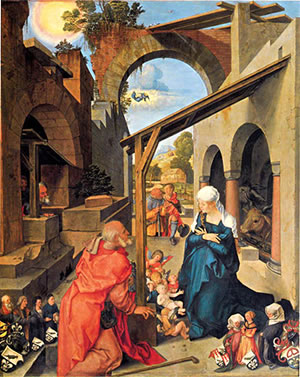 Dürer, Jesu Geburt